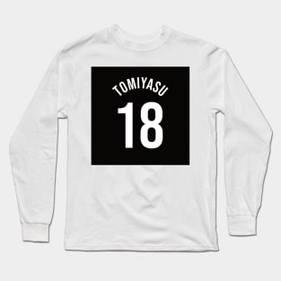 Takehiro Tomiyasu Away Kit – 2022/23 Season Long Sleeve T-Shirt